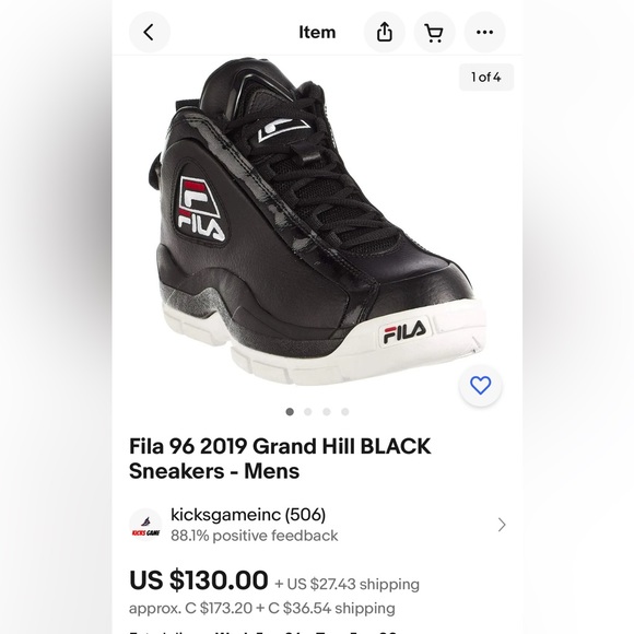 Grant Hill FILA - Basketball Shoes Men's 96 🆕 - Picture 7 of 7